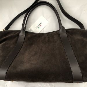 AMERAI Suede Made In Italy Suede Tote
